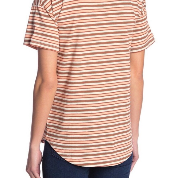 Madewell Whisper Crew Neck T-shirt Muted Shell - Picture 2 of 5